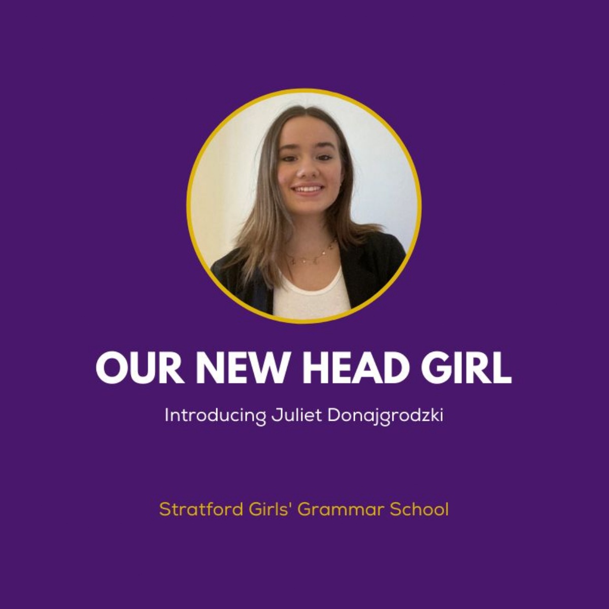 Stratford Girls' Grammar School - SGGS Student Leadership